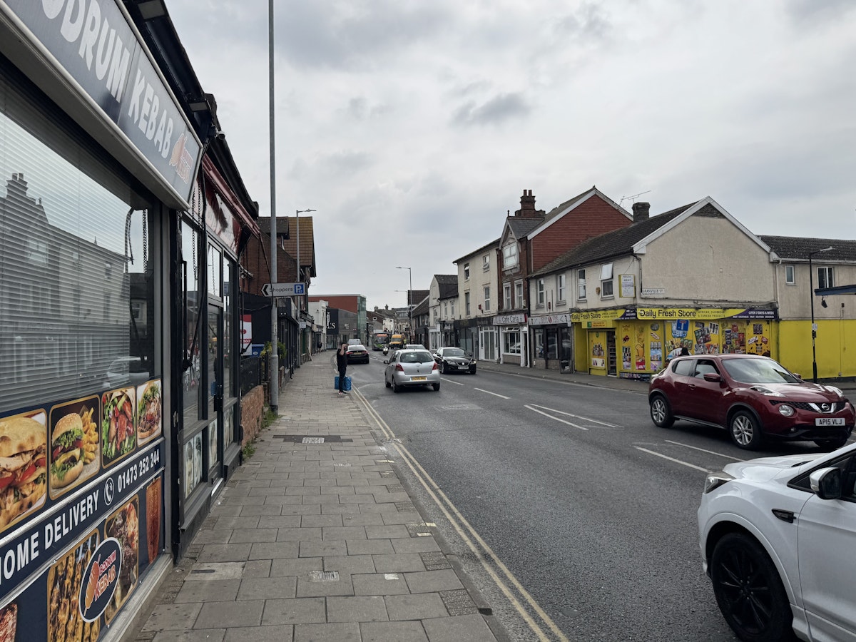 Norwich Road in Ipswich